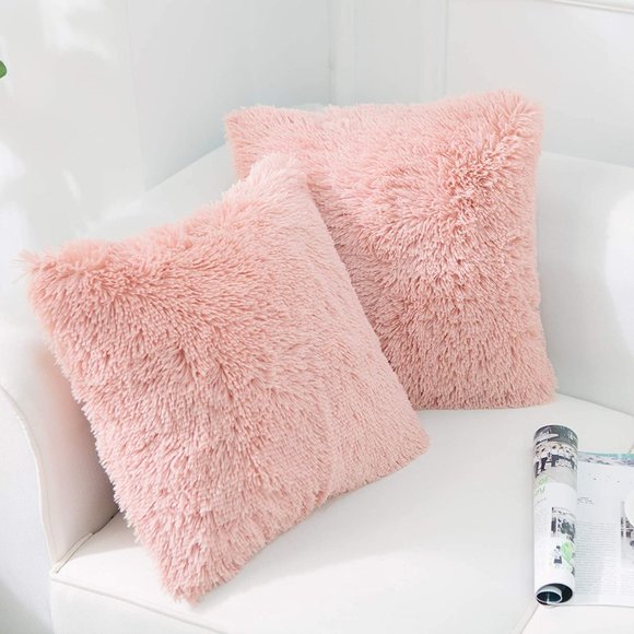 Urban Outfitters Other - Luxury Soft Faux Fur Fleece Cushion Cover Dorm/Bed/Sofa Decorative Throw Pillow